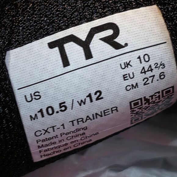 TYR CXT-1 Trainers Training Shoes Turquoise Black Men's Size 10.5 Women's 12 - Picture 6 of 6